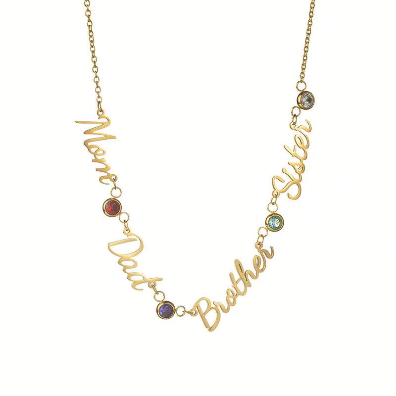 Multi Name Waist Chain