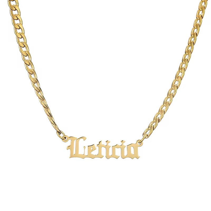 Bold Cuban Name Chain