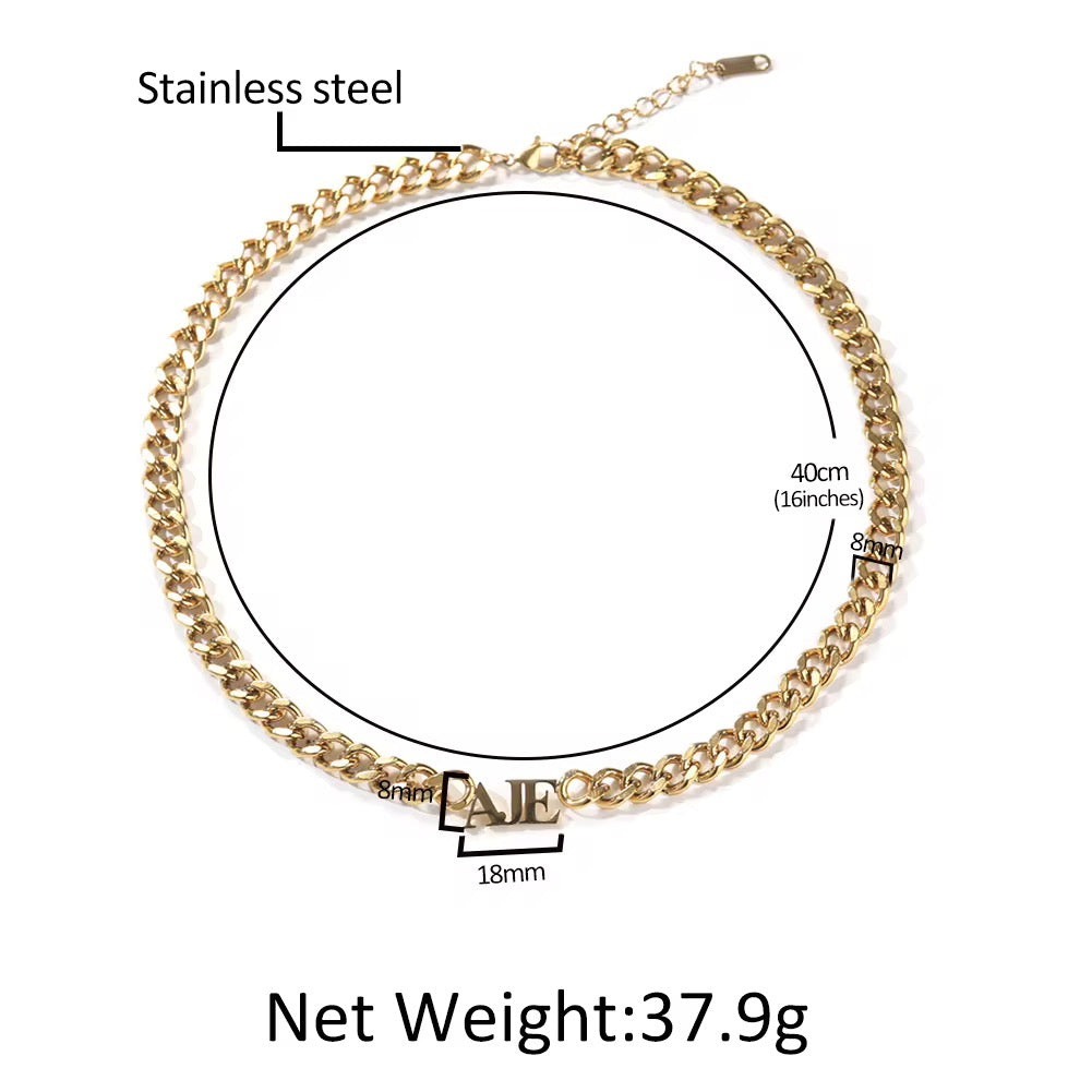 Initials Choker