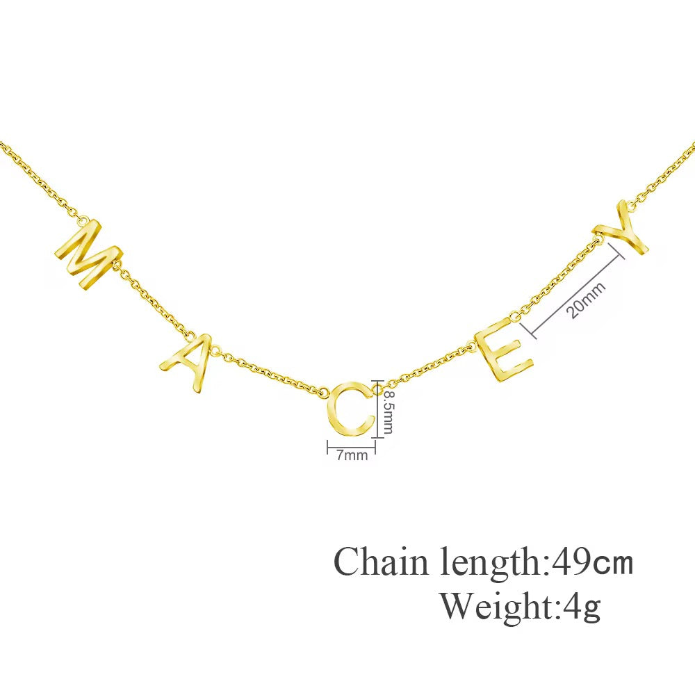 Charm Initials Necklace