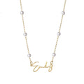Personalized Pearl Necklace