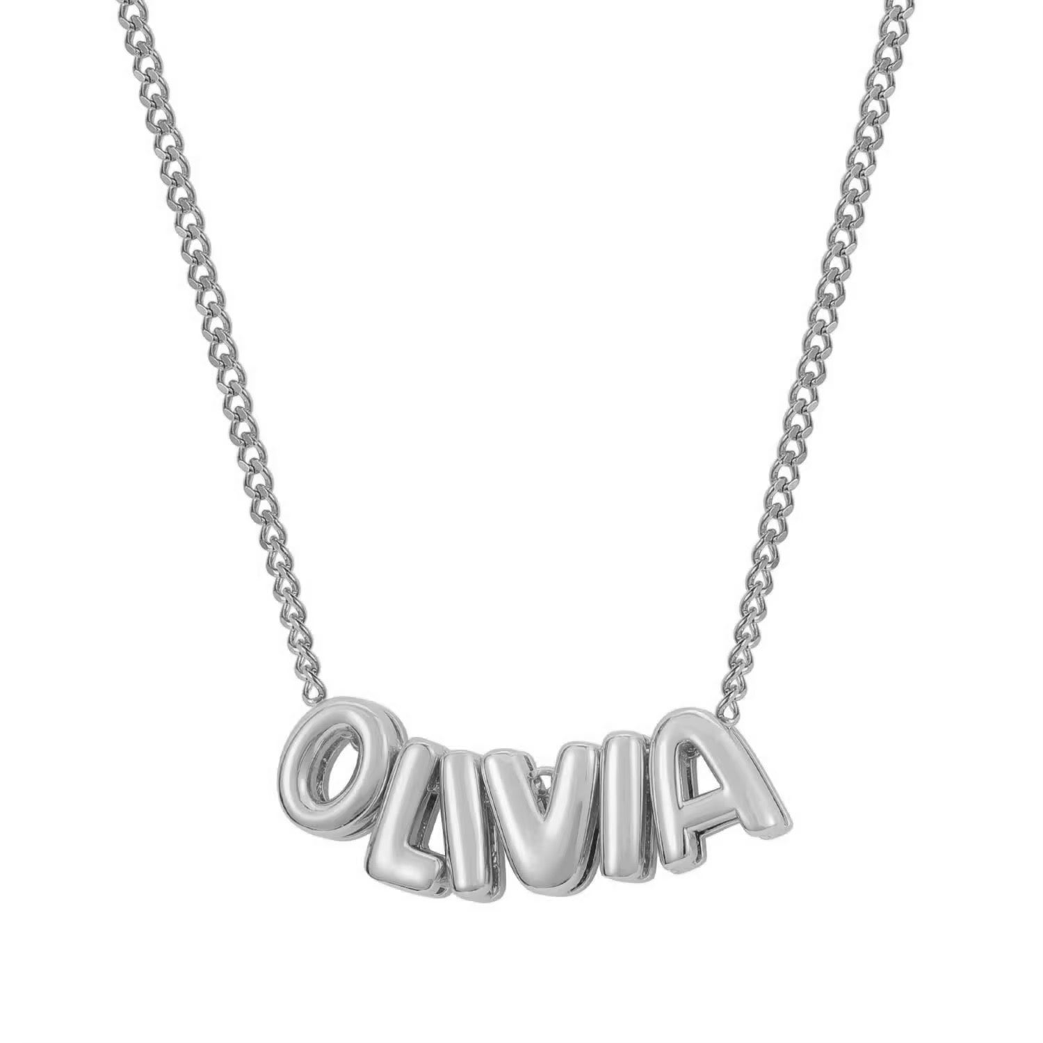 Plush Name Necklace