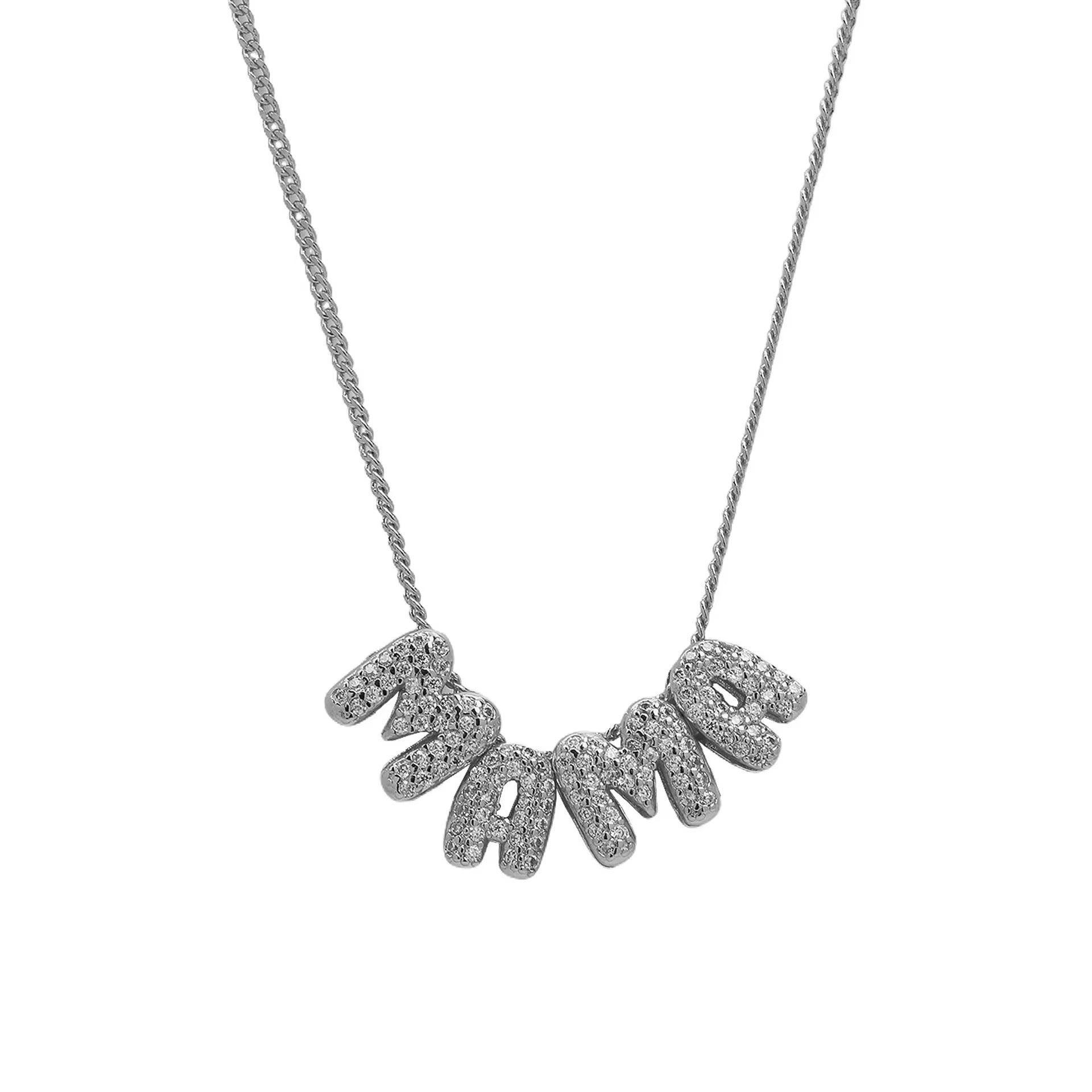 Iced Plush Name Necklace