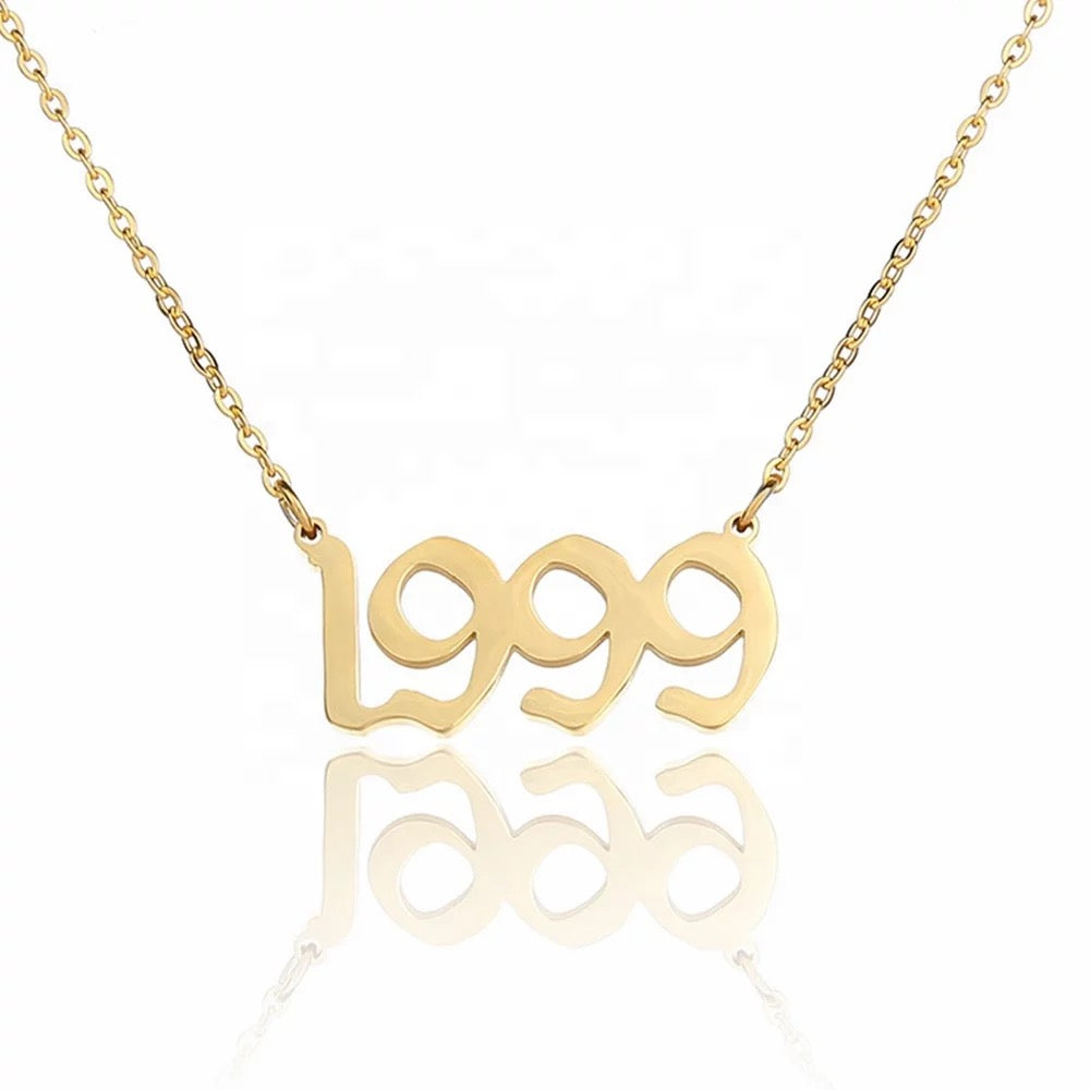 BIRTH YEAR NECKLACE