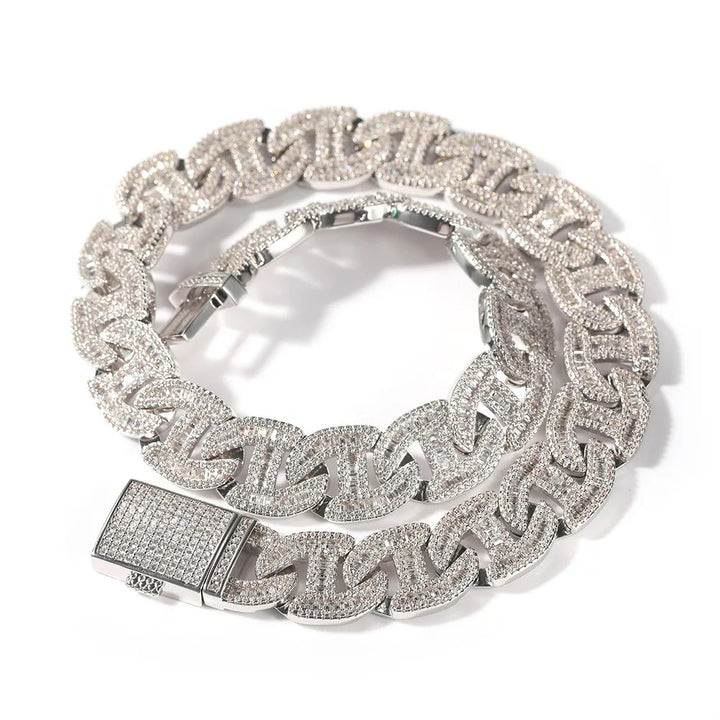 ICY R-LINK BAGUETTE CHAIN