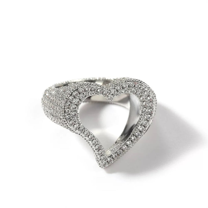 BIG HALLOW HEART RING